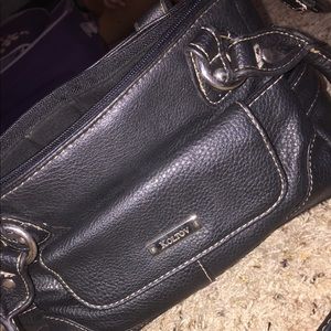 A black small purse